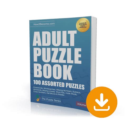 Adult Puzzle Book 100 Assorted Puzzles Volume 2 Download How 2 Become