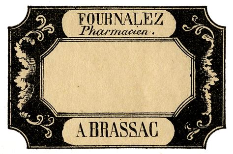 Vintage French Pharmacy Labels Apothecary 5 Options The Graphics