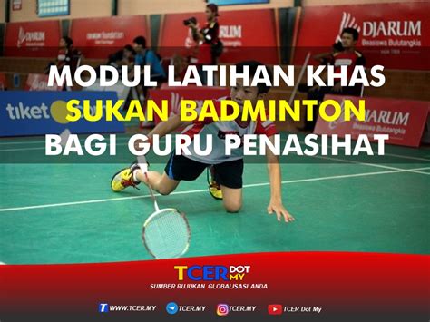Modul Latihan Sukan Badminton Khas Untuk Guru Penasihat Tcermy