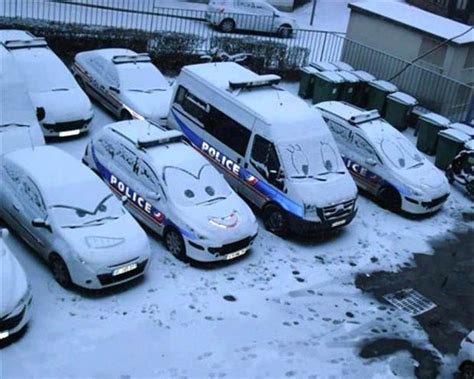 Funny Cars Snow Faces Dump A Day