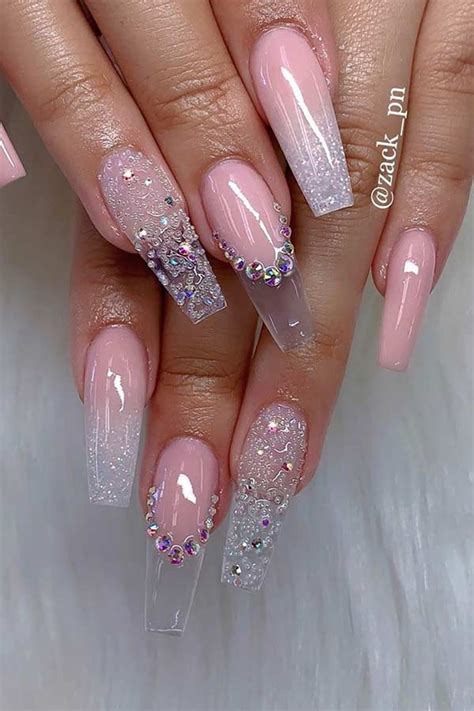 43 Clear Acrylic Nails That Are Super Trendy Right Now Page 4 Of 4