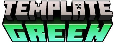 Template Green Minecraft Texture Pack
