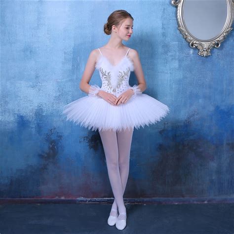 Girls Ballet Leotard Tutu Saia Dress Dress Adults Professional Ballet