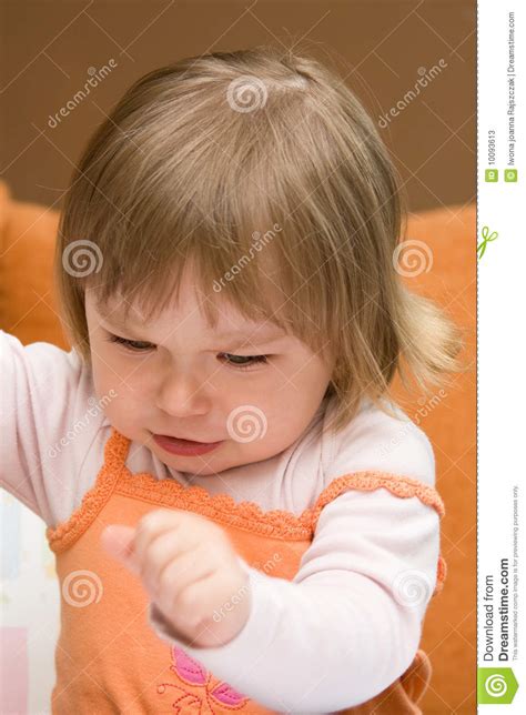 Angry Baby Stock Image Image Of Care Fussy Brown Girl