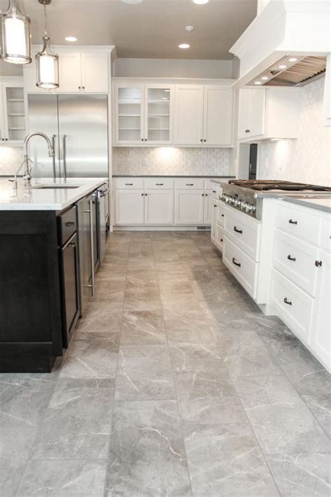 White Kitchen Floor Tiles The Perfect Choice For A Modern And Chic