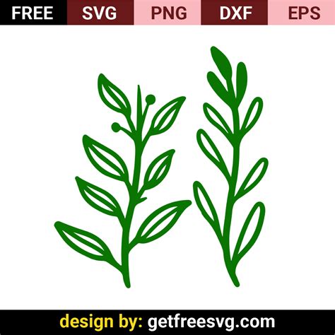 Free Floral SVG Cut File PNG DXF EPS 02-Free Floral SVG 02