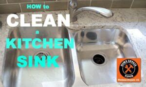 How To Clean A Kitchen Sink 300x179 