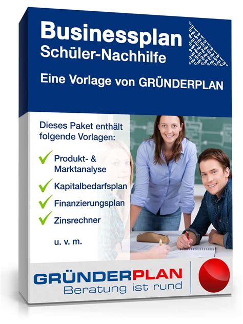 Equipped with stillen sri and meisterschaft mid pipe and rear section. Businessplan Schüler-Nachhilfe von Gründerplan | Muster zum Download