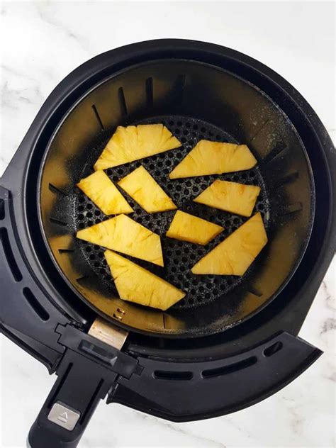 It can all be done quickly and efficiently by the ninja. Easy Air Fryer Pineapple with Honey | Hint of Healthy