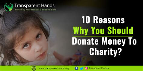 10 Reasons Why Should You Donate Money To Charity