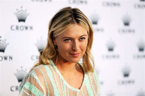 Maria Sharapova Crowns Img Tennis Players Party At Crown Towers