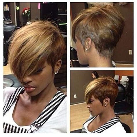 Short Blonde Pixie Cuts Hair Synthetic Short Wigs For Black Women