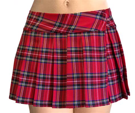 classic red stewart schoolgirl tartan plaid pleat mini skirt stewart 13 long plaid skirt