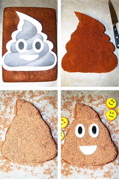 Poop Emoji Cake