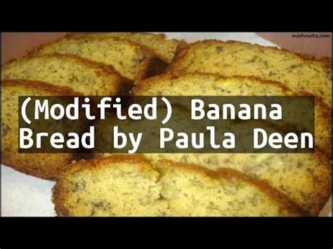 I have multiple paula deen cookbooks, but the best one hands down is the one she wrote while she was running her restaurant in savannah. Banana Bread Recipe Paula Deen | 11 Recipe 123