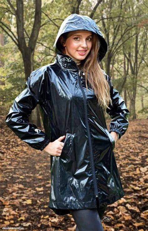 Vinyl Raincoat Beauty 2 Kasza Norbi Cute Rain Jacket Pvc Raincoat Coloured Leather Jacket