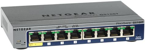 Netgear Gs108t Switch 8 Port Gigabit Ethernet Poe Bei Reichelt