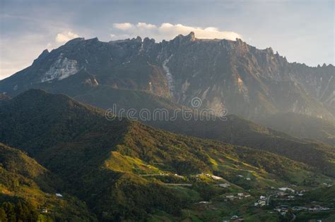 Kinabalu Mountain Peak In A Morning Sunrise Highest Peak In Malaysia