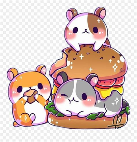 Kawaii Hamsters Clipart Hamster Drawing Kawaii Jenni Illustrations