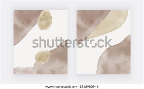 Abstract Mid Century Design Nude Shapes Stock Vector Royalty Free