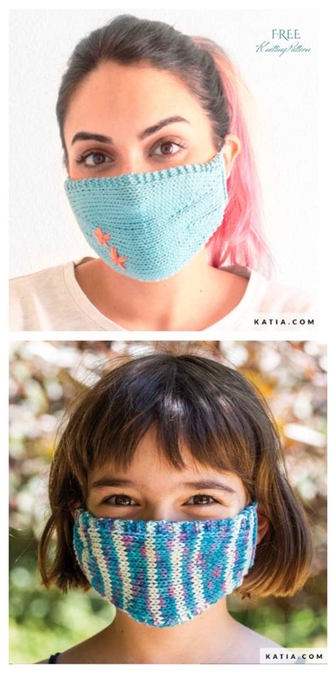 For riding, when sick, or just feel like to wear it. 10 Knit Face Mask Free Knitting Patterns and Paid ...