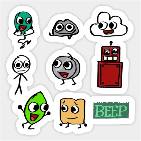 Bfb Beep Pack Bfb Sticker Teepublic