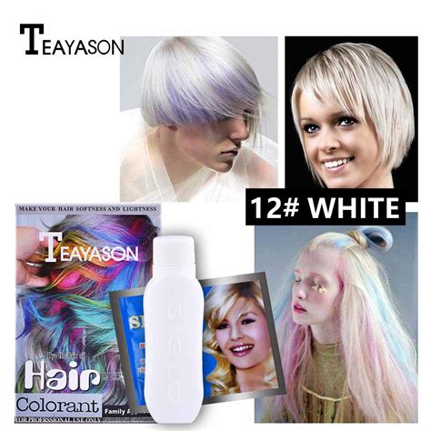 Quick spray party hair dye liquid instant red purple grey blue white hair color. Teayason hair color wax palette blue red green white hair ...