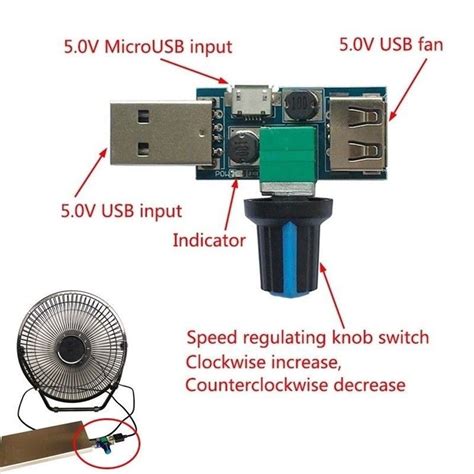 Check spelling or type a new query. 4-12V Micro USB Fan Stepless Speed Controller Regulator ...