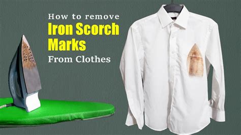How To Remove Iron Scorch Marks From Clothes Easy And Effective Method