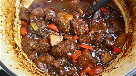 How To Make The Best Jamaican Brown Stew Pork Its So Tasty Caribbean