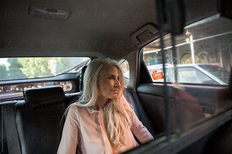Backseat Of A Taxicab By Stocksy Contributor Bowery Image Group Inc Stocksy