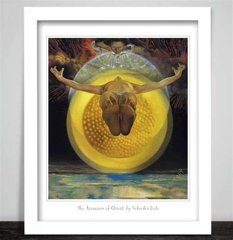 The Ascension Of Christ By Salvador Dali Art Poster Print Etsy Canada
