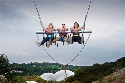 Hangloose At The Eden Project Zip Wire Big Air And Giant Swing