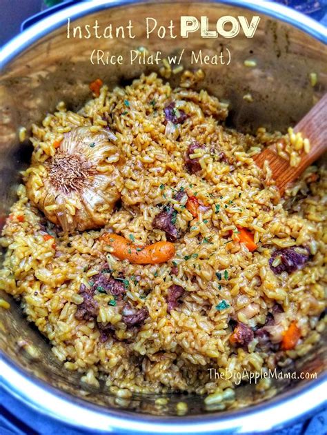 Instant Pot Plov Recipe Rice Pilaf Pilaf One Pot Meals