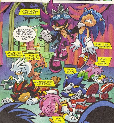 Scourge The Hedgehog Mobius Encyclopaedia Sonic The Hedgehog Comics
