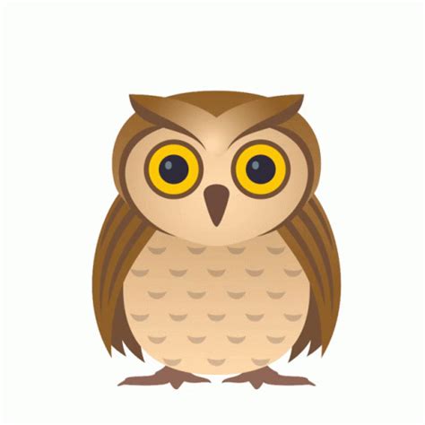Owl Joypixels Sticker Owl Joypixels Looking Discover Share Gifs