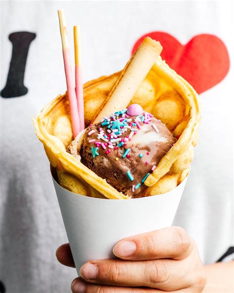 Make Bubble Waffle Ice Cream Cones At Home Easy Dinner Recipes For Every Week This Year