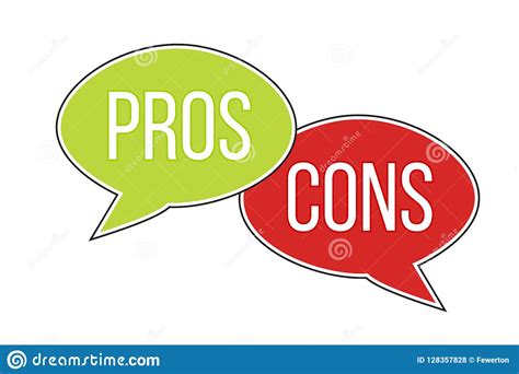 Pros Versus Cons Stock Image 142713919