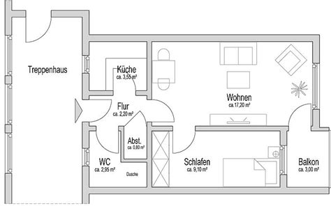 2 zimmer wohnung, das heißt 2 zimmer, küche und bad. Wilhelm Carstens Gedächtnis-Stiftung: Mietwohnungen