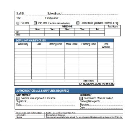 I/we understand that i/we have a right to get access to and request for correction of any personal information held by aia bhd. Overtime Sheet Template - Michaeltaborsky