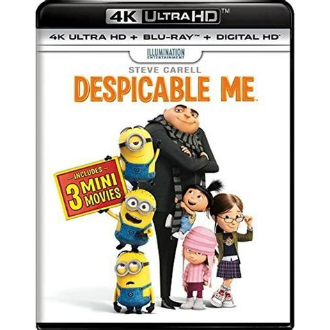 Despicable Me 4k Ultra Hd Blu Ray Digital Copy