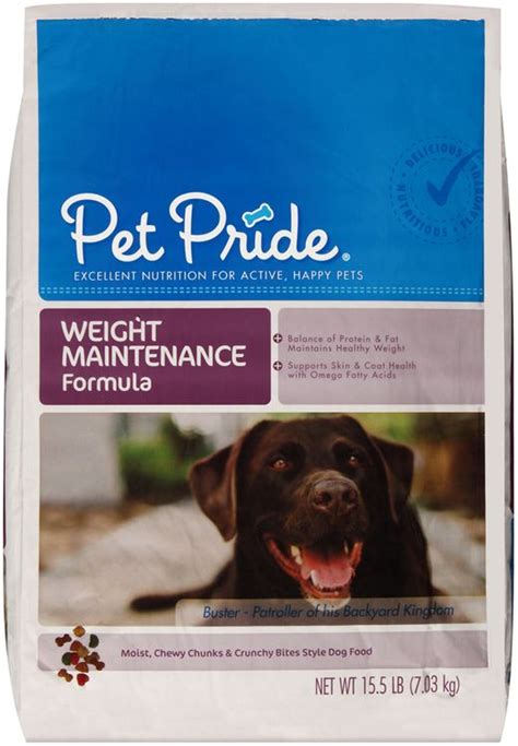 We pride ourselves that no legumes, fillers, preservatives, colorants or. pet pride® weight maintenance formula dry dog food Reviews ...