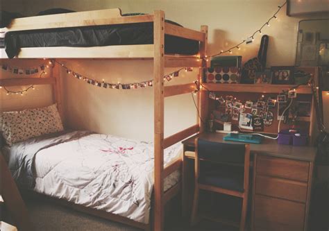 College Bunk Bed Dorm Ideas