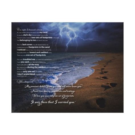 Footprints In The Sand Poem Uplifting Poems Art Wall Wall Art Decor