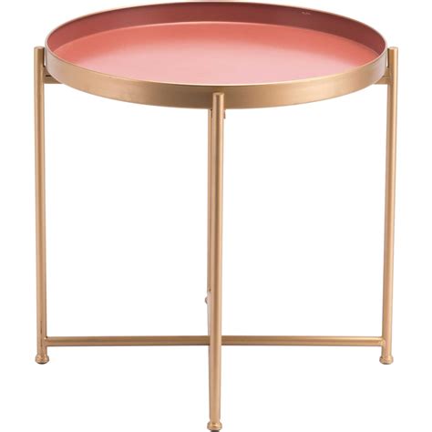 Loft End Table Pink Round Accent Table End Tables Table