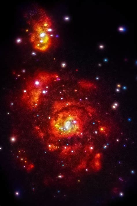 Detail Three Color X Ray View Whirlpool Galaxy Nasa Ch Flickr