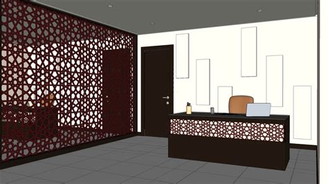 Sketchup Texture Sketchup Free 3d Model Hall Receptio