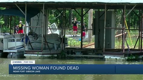 Body Of Missing Woman Found Near Fort Gibson Lake