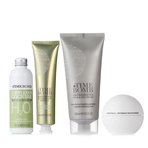 Lulus Time Bomb 4 Piece Skin Novations Anti Ageing Collection Qvc Uk