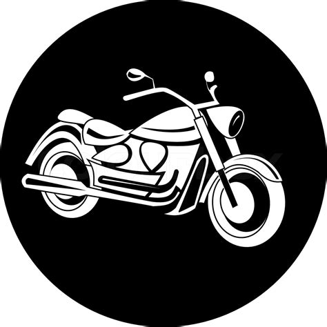 Vector Motorcycle Icon Stock Vector Colourbox